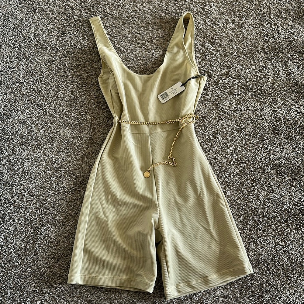 BRAND NEW Shop WeWoreWhat Scoop Bodysuit in Khaki